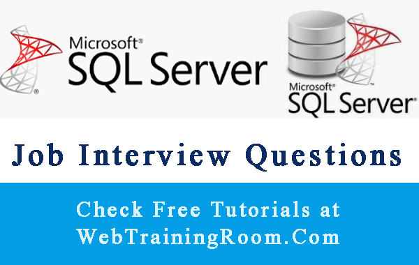 SQL job Interview Questions Answers